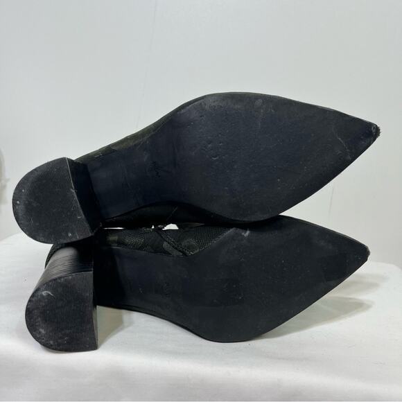 Jeffrey Campbell Camouflage Black Green Siren Boots/Booties 8.5 EUC - Picture 7 of 7